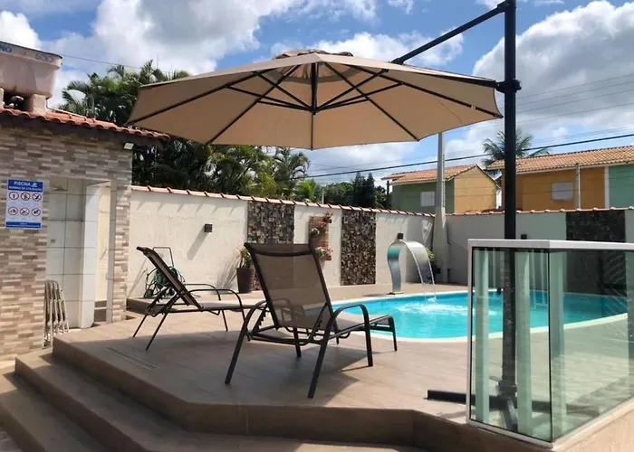 Piscina Aquecida, 3 Dorms Ar Condicionado, Cervejeira E Bilhar, A 500 Metros Do Mar